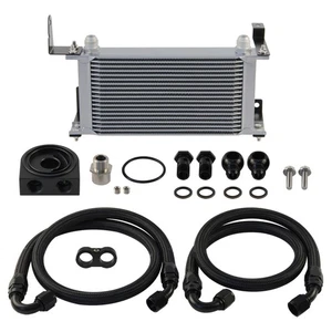 19 Row Bolt On Oil Cooler Kit For Honda S2000 F20C F22C AP1 AP2 2000-2009 Silver - Picture 1 of 9