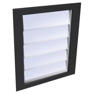 VIC NEW Stratco Shed Louvre Window Gun Metal Grey - Picture 1 of 4