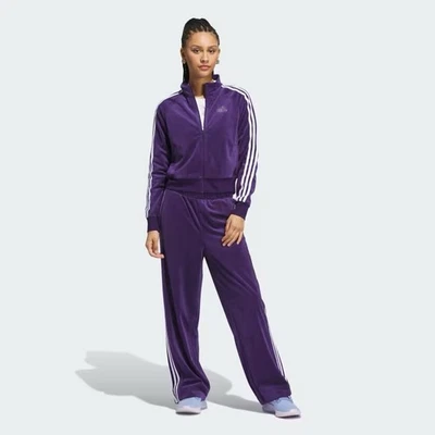Adidas Originales Para Mujer Y2K Glam Felpa Terciopelo Traje de Pista (Chaqueta y Pantalón) Foto 1 de 4