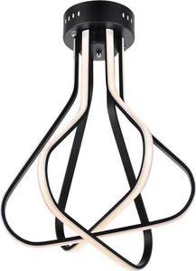 Black Dahlia Flush Mount Ceiling Light-LED, UL-Listed - Picture 1 of 1