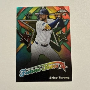 Brice Turang 2025 Topps Chrome Future Stars Refractor Insert #FS17 Brewers  - Bild 1 von 2