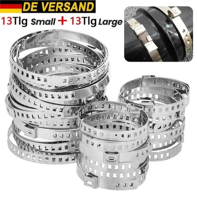 26x Schellen Für Achsmanschetten 20-120mm 7mm Lang+Kurz Klemmschelle Ohrschelle - Bild 1 von 4