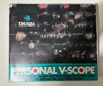 DPS V-Scope Vectorscope Waveform Monitor for Amiga 2000 3000 4000 IBM Software - Image 1 of 3