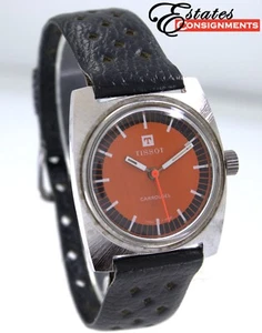 Orologio da uomo vintage Tissot anni '60 Carosello in acciaio inox - Foto 1 di 12