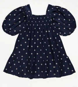 Navy Dress Size 6/7 Years Old - Picture 1 of 4