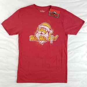 NEW Ho Ho Ho! Santa Claus T-shirt Sheels Seemor Adventure Brand Red Heather - Picture 1 of 5