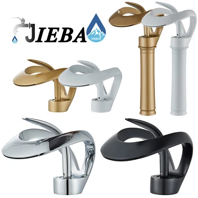 Waschtischarmatur Wasserfall Wasserhahn Bad Waschbecken Einhand Mischbatterie - Bild 1 von 3