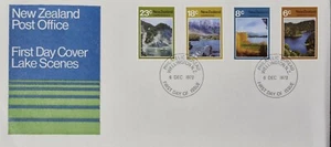 New Zealand, Lake Scenes First Day Cover , 6 December 1972 - Picture 1 of 4