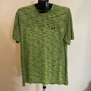 Under Armour Shirt Herren Large Fitted Seamless Kurzarm Sport T-Shirt Grn - Bild 1 von 8