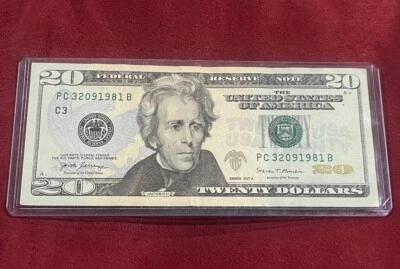 $20 Dollar Bill Birthday Anniversary Note PC32091981D February 9, 1981 - Image 1 of 2