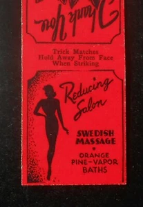 Baños de vapor de pino naranja masaje sueco salón reductor de la década de 1940 2 perros Scottie MB - Imagen 1 de 1