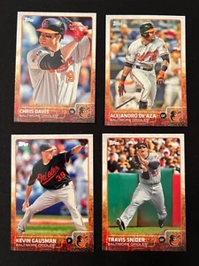 MLB 2015 Topps Team Lot Baltimore Orioles - Picture 1 of 1