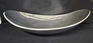 Nambe Grande Lava Bowl  model 669 Large 22"  Oval Metal Alloy Bowl - Picture 1 of 16