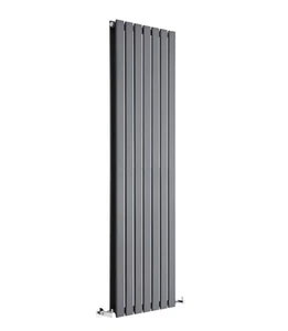 Milano Alpha Anthrazit Vertikal Design Heizkörper Doppel 1600 mm x 490 mm AD0601 - Bild 1 von 1