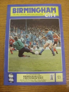 17/11/1990 Birmingham City v Cheltenham Town [FA Cup] (creased corner). Any faul - Picture 1 of 1