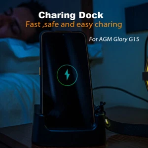 Stacja dokująca Wireless Charger Stojak Uchwyt Bezprzewodowa ładowarka do AGM G1S - Zdjęcie 1 z 5