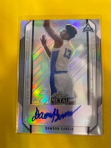 RS19572  2021-22 Leaf Metal #BADG1 Dawson Garcia SILVER AUTOGRAPH