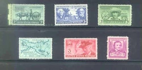 US 1949 Commemorative Year Set with 6 Stamps MNH - Image 1 of 1