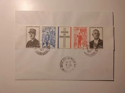 1971 France Stamped Envelope(General de Gaulle),Unused - Image 1 of 2