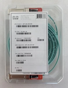 CISCO 25GBASE-AOC SFP28 Active Optical Cable 10m (SFP-25G-AOC10M) **** NEW **** - Picture 1 of 4