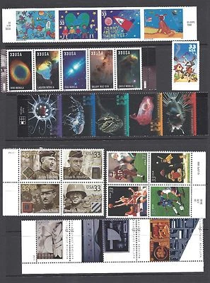 US 2000 Commemorative Year Set with 39 Stamps MNH - Image 1 of 3