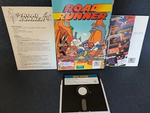 Road Runner Commodore 64 Computer Game Mindscape 1985 Box + Manual Vintage Game - Picture 1 of 15