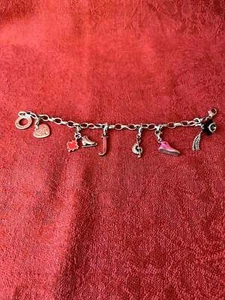 Sterling Silver Thomas Sabo Charm Bracelet-Six Charms Included - Picture 1 of 6