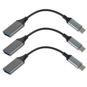 3 Pcs Usb to Usb-c Adapter Type-c Adapters/data Cables 3.0 - Afbeelding 1 van 12