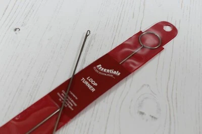 WHITECROFT ESSENTIALS Sewing Hook Loop Turner Rouleau Straps Ties & Belts with Latch Hook 10" 250mm