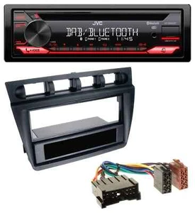 JVC CD DAB USB Bluetooth MP3 Autoradio für Kia Picanto (ab 2006) - schwarz - Bild 1 von 7