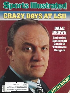 LSU TIGERS DALE BROWN 1985 SPORTS ILLUSTRATED DOLPHINS PATRIOTS AL UNSER KNICKS - Picture 1 of 1