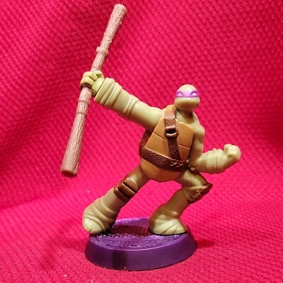 Figura de acción de juguete Happy Food 4" Donatello TEENAGE MUTANT NINJA TURTLE tmnt 2012 Foto 1 de 4