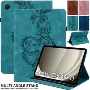Flip Leather Stand Case Cover For Samsung Galaxy Tab A9 A9+ A8 S7 S8 S9 FE Plus - Picture 1 of 78