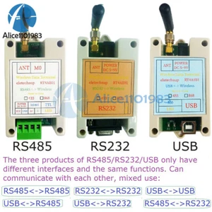 RS485 RS232 USB Wireless Transceiver 433M 868M Transmitter Receiver Module - Picture 1 of 20
