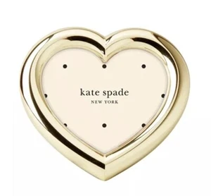 Marco de fotos Kate Spade New York Charmed Life Heart 5x5"... Nuevo - Imagen 1 de 6