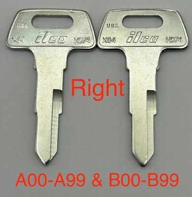 2 Key Blanks Honda Elite 250 Scooter Goldwing GL 1100 1200 1500 GL1200 GL1500 NT - Image 1 of 3