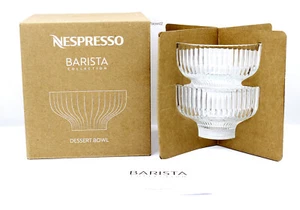 Set 2 / NESPRESSO Affogato Glass Dessert Bowls Barista Collection SUMMER 2024🎁☕ - Picture 1 of 10