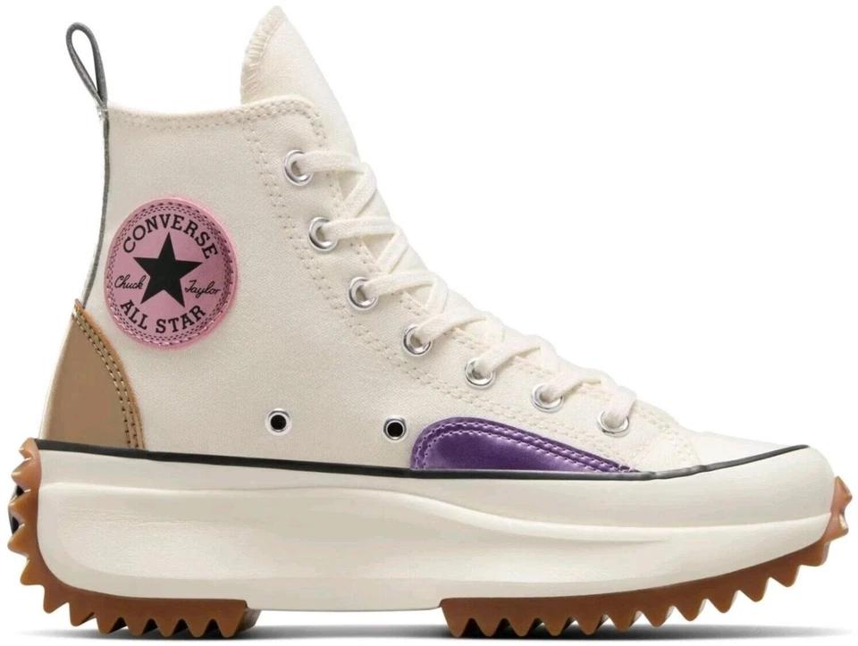 Size 6.5 - Converse Run Star Hike Platform High Black Egret Gum W