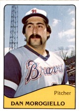 1979 Richmond Braves TCMA #18 Dan Morogiello Brooklyn New York Seton Hall Card
