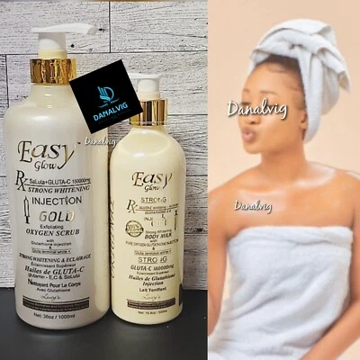 Set Of Easy Glow Whitening Body Milk 500ml And Body Wash 1000ml 2 in 1 - Image 1 of 2