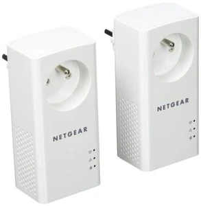 9x 2 Stück Netgear PLP1000 - 100FRS Pack 2 Powerline CPL 1000 (FR) 18 Stück - Afbeelding 1 van 3