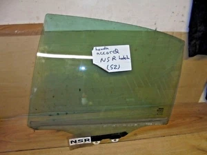 HONDA ACCORD 2002 HATCH NEARSIDE PASSENGER SIDE REAR DOOR WINDOW GLASS - Picture 1 of 1