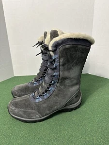 Stivali donna Patagonia 8 Lugano pizzo alti impermeabili grigi isolati outdoor - Foto 1 di 13