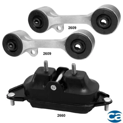 发动机电机支架带扭矩支柱支架 3 件套适用于别克 Regal 89-88 2.8L — 第 1/3 张图片