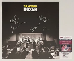 THE NATIONAL X5 MATT BERNINGER SIGNED BOXER VINYL RECORD ALBUM JSA COA AQ05936 - Picture 1 of 4