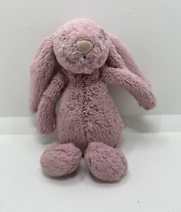 Jellycat London Tulip Mauve Pink Bashful Bunny Plush Rabbit 7” Stuffed Animal