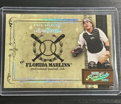 2004 Playoff Prime Cuts II #77 Paul Lo Duca Century Platinum #1/1 Marlins RARE - Image 1 of 3