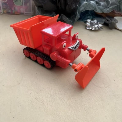 Bob The Builder Muck Vehículo propulsado por fricción Juguete excavadora construir camión volquete  Foto 1 de 4