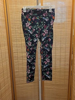 Pantalones Time And Tru Legging Jegging Mujer Talla XS 0 2 Multicolor Elastizados Florales Foto 1 de 4