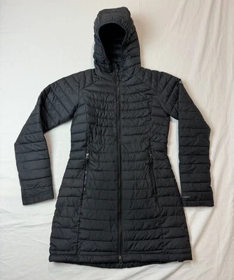 Chaqueta Columbia Powder Lite para mujer XS negra Omni abrigo acolchado largo aislado térmico Foto 1 de 4